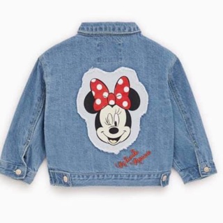 Áo khoác jean mickey