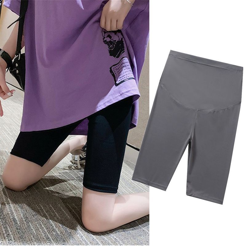 Quần legging thể thao dáng rộng cỡ lớn thời trang mùa hè cho phụ nữ mang thai