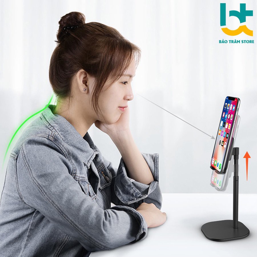 giá đỡ điện thoại giá đỡ đt hợp kim nhôm siêu bền - chỉnh độ cao | BigBuy360 - bigbuy360.vn