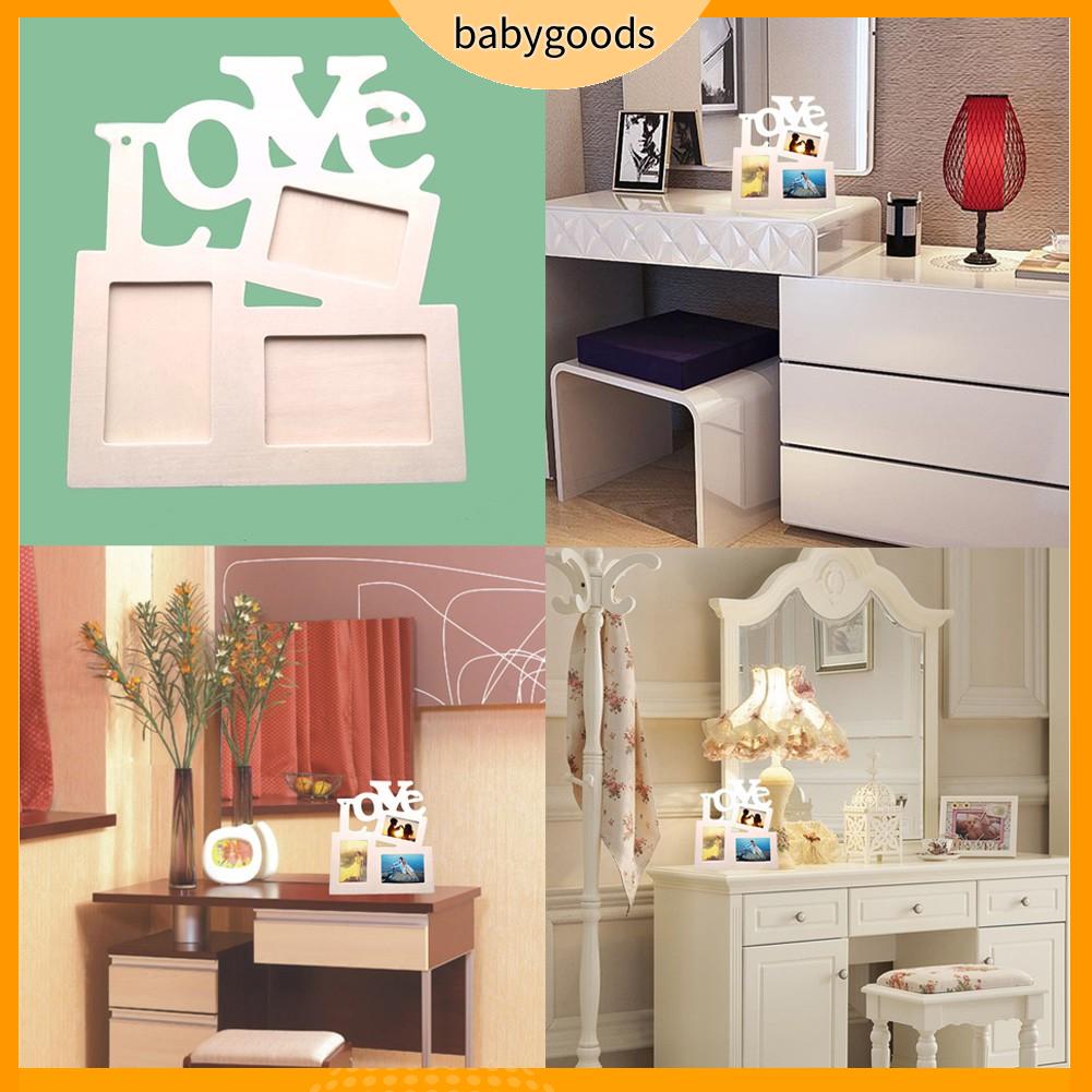 Khung ảnh thủ công chữ LOVE bằng gỗ