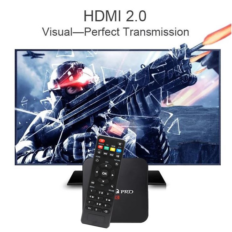 Hộp Tv Thông Minh Android 1gb Ram 8gb Rom 4k Rk3228a Mxq Pro Stb Hỗ Trợ