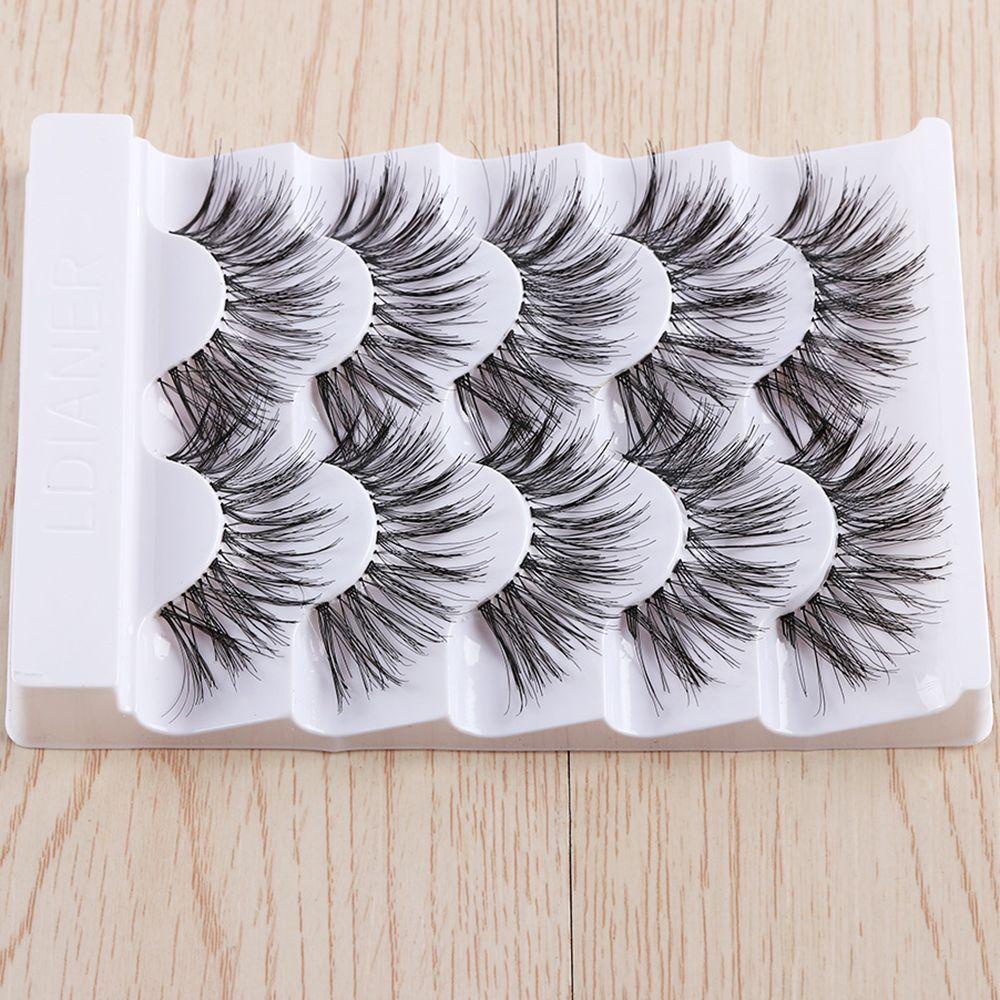 Set 5 Cặp Lông Mi Giả SKONHED Tạo Hiệu Ứng 3D Tự Nhiên Thời Trang Cho Nữ