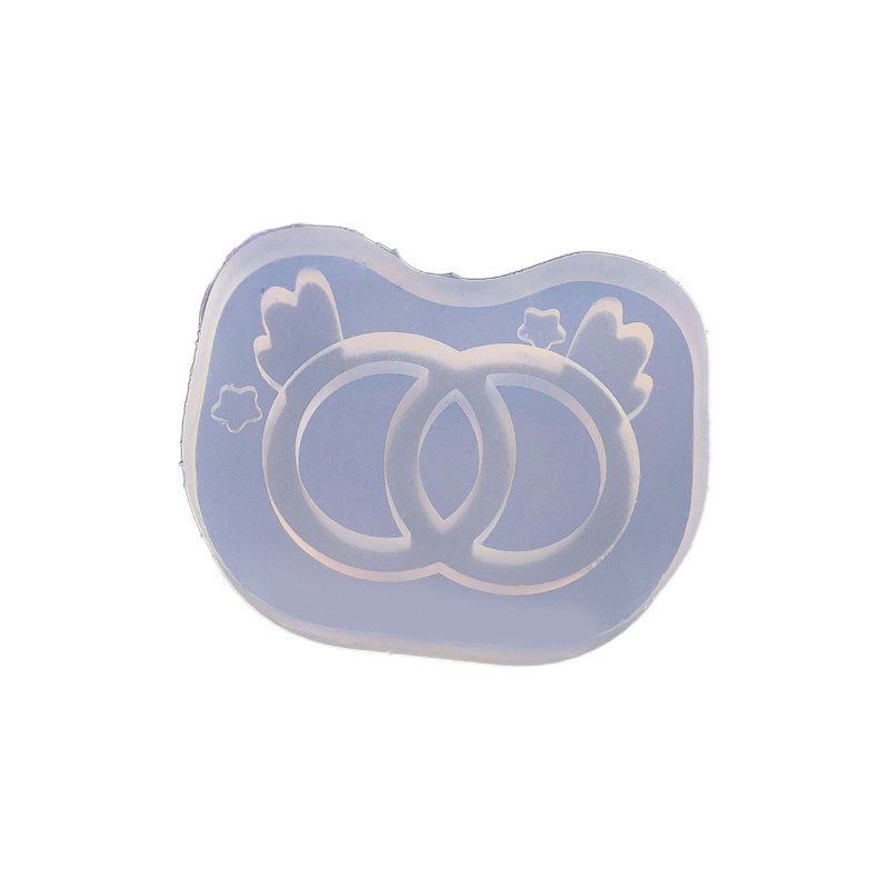 Khuôn Silicone Làm Mặt Dây Chuyền Hình Đôi Cánh 3D DIY