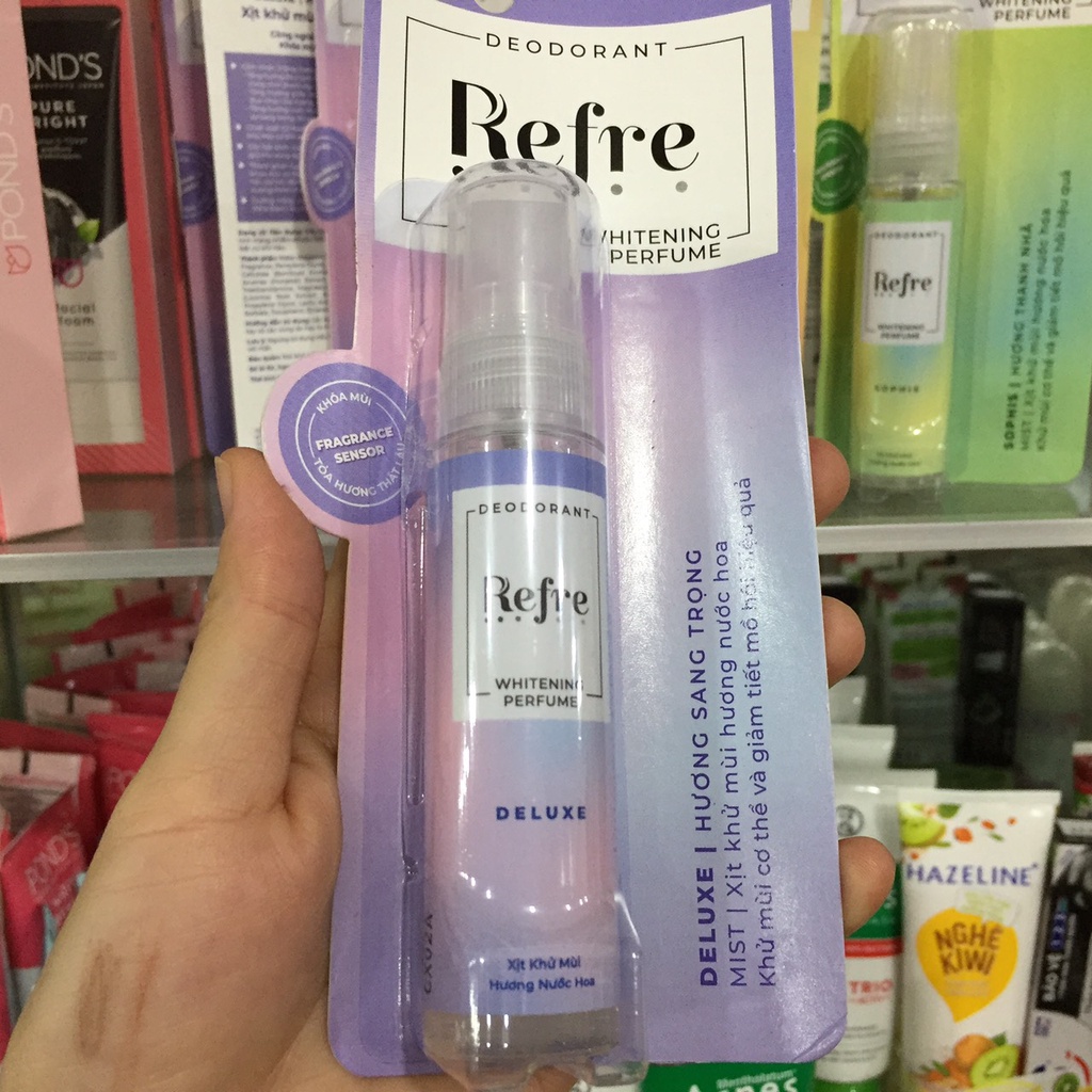 Refre Whitening  Xịt khử mùi chiết xuất từ thiên nhiên