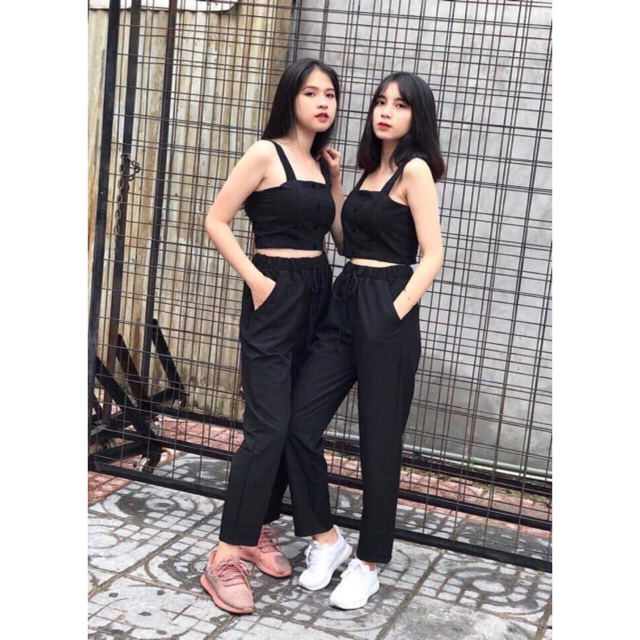 Sét bộ áo 2 dây+ quần dài