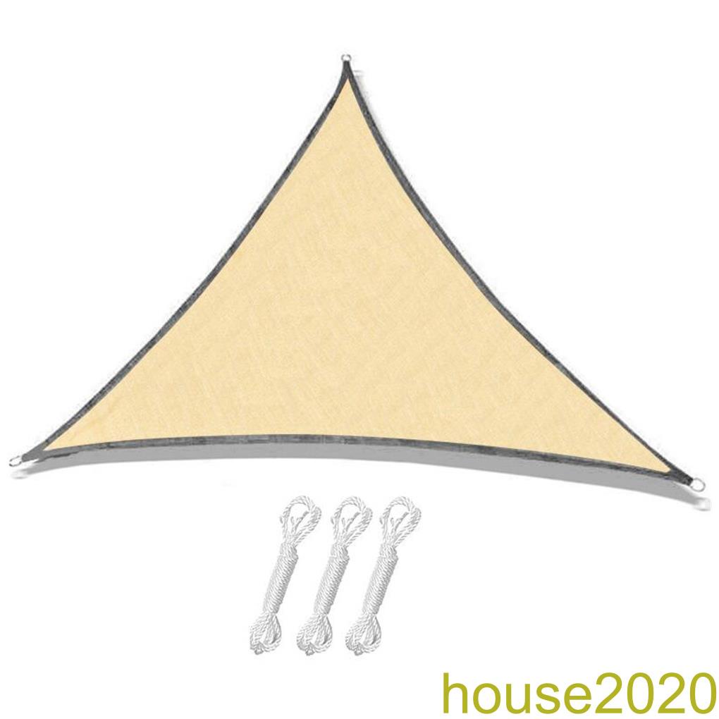 [house]Garden Canopy Triangular Patio Sun Shade Sail Waterproof Garage Awning Shelter for Outdoor