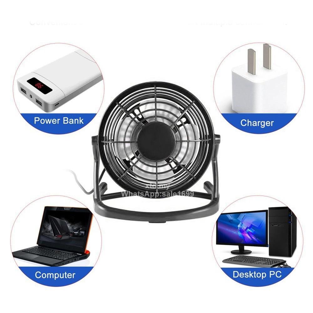 Quạt mini để bàn với 4 cánh quạt USB