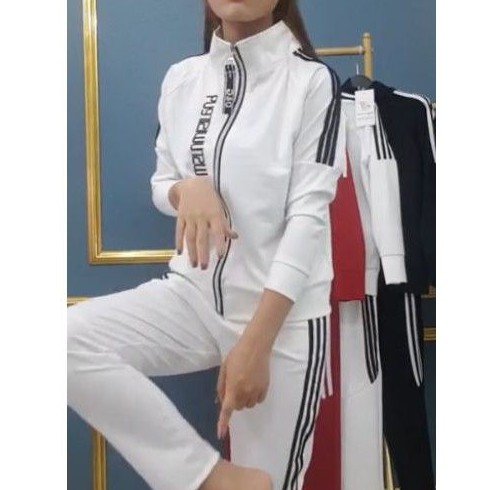 Bộ thể thao kéo khóa chất umi 350