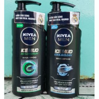 ( date 5/ 2020) dầu gội bùn khoáng Nivea Men 650ml