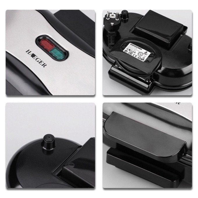 Máy Làm Bít Tết Mini Gia Dụng 750W Máy Làm Bánh Sandwich, Trứng Chiên, Hamburger