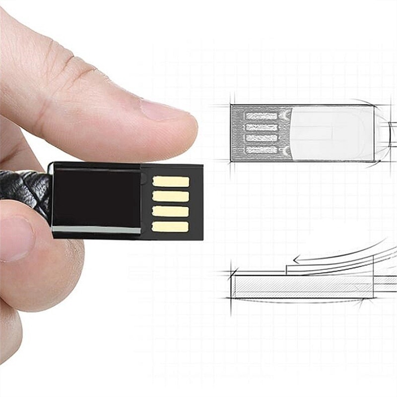 Dây cáp sạc USB dạng vòng tay cho điện thoại Android / iPhone