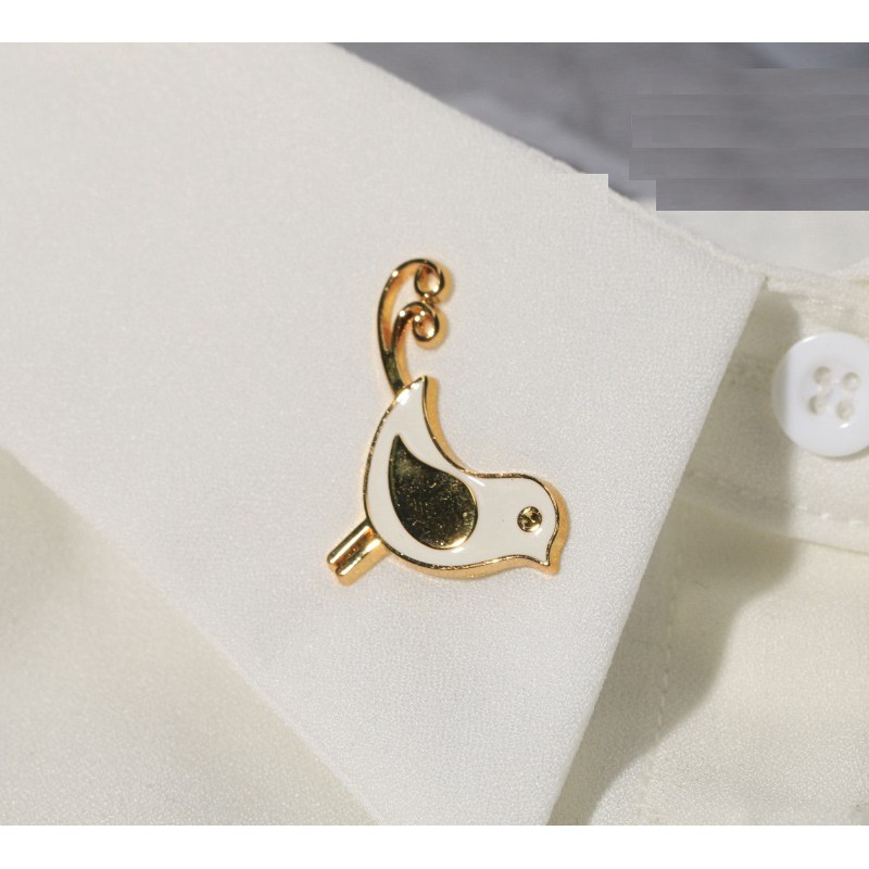Cài áo Vest Nam thời trang hình con chim GH-194, Lapel Pin cài áo Vest nam