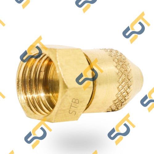 Vòi phun sương bằng đồng, điều chỉnh được lượng nước, ren ngoài 21mm - Béc cá sấu