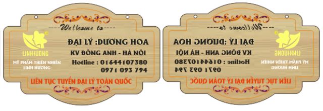 BIỂN BẢNG HIỆU ALU NHẬN THIẾT KẾ THEO NHU CẦN IN 2 MẶT ĐẬP KHÔNG VỠ KHÔNG PHAI MÀU PHƠI NẮNG MƯA OK