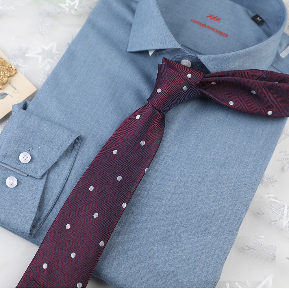 Cravat Nam cỡ trung 7cm cao cấp nhiều mẫu lựa chọn, cà vạt chú rể, Cavat dự tiệc, Calavat công sở CV-7155