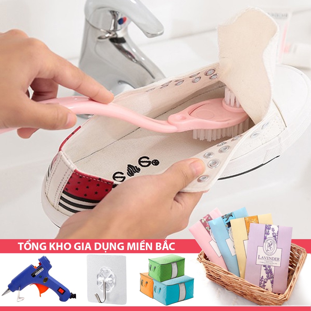 [Tổng Kho Sỉ] Chổi Cọ Đánh Giày Dép Chuyên Dụng - Vệ Sinh Những Chỗ Hẹp, Sâu của Giầy (Kiểu 2/3 Đầu Chổi)