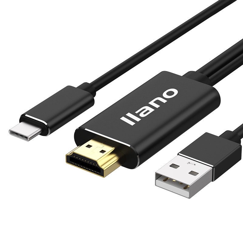 Dây Cáp Sạc Llano LJN-USBB003 Chuyển Đổi Cổng Type C Sang HDMI USB C Dành Cho Macbook