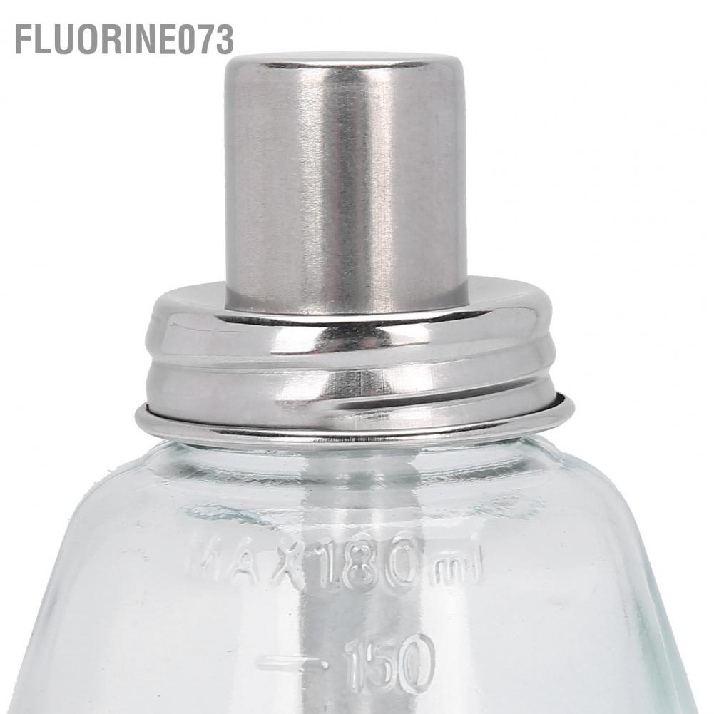 [Hàng mới về] Bình phân bổ dung dịch kèm nắp đậy Fluorine073 180ml (lõi nhôm)