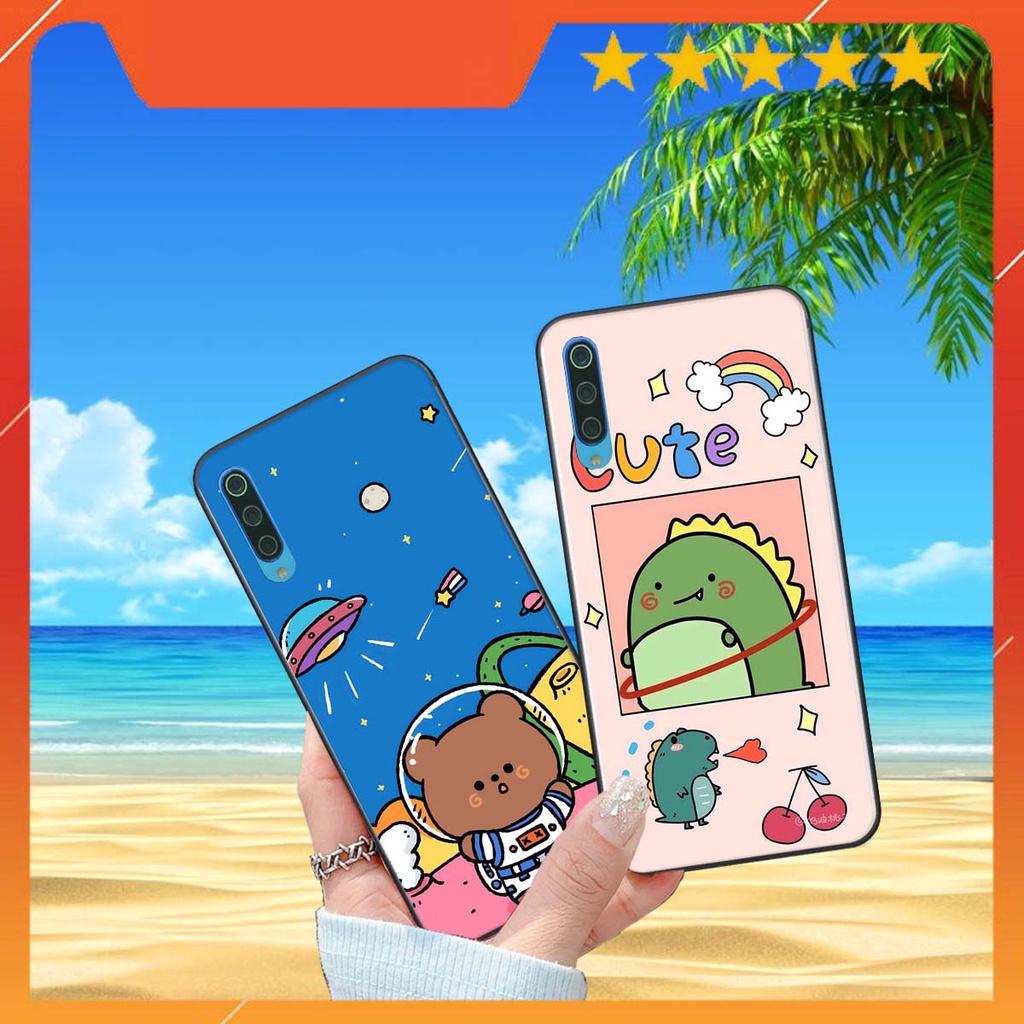 Ốp lưng Xiaomi MI 9 / MI 9 SE in hình khủng long , gấu nâu xinh xắn, siêu cute  mà còn vô cùng RẺ -ĐẸP