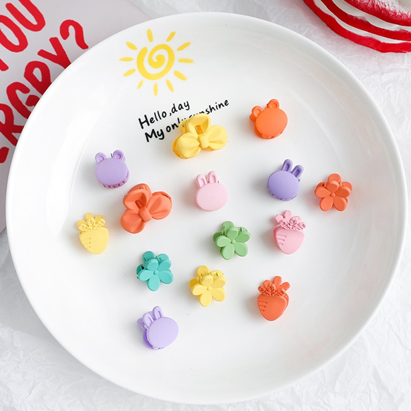 Set 10 kẹp tóc nhỏ hình bông hoa xinh xắn dành cho bé
