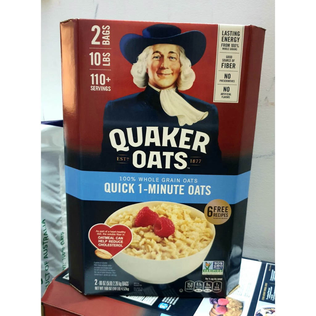 Yến Mạch Mỹ Quaker Oats Quick 1 Minutie 4.52kg