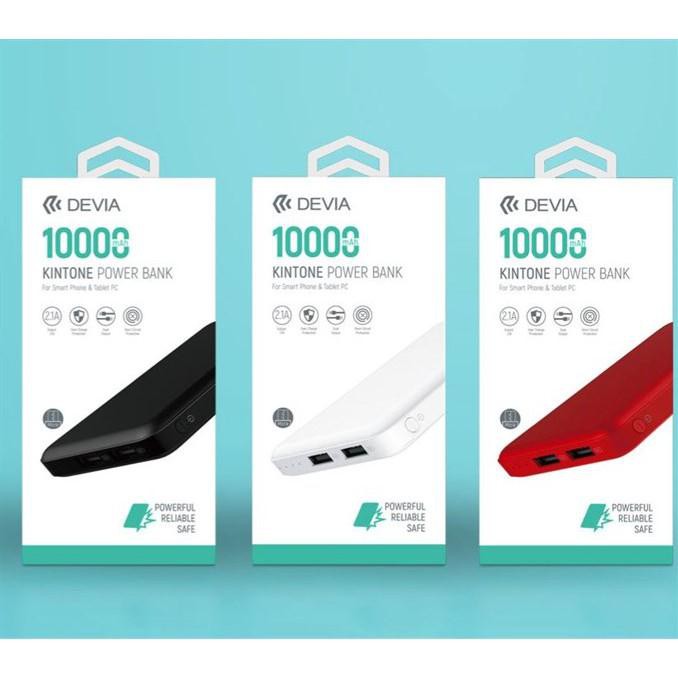 Sạc dự phòng 10.000mAh Kintone DEVIA