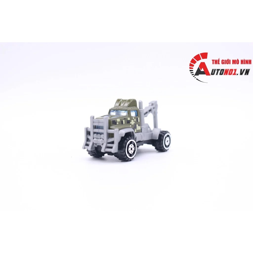 VĨ MÔ HÌNH 8 XE QUÂN ĐỘI 1:64 DIECAST 6507