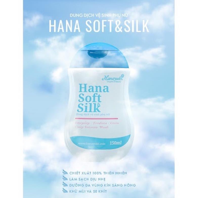 Hana Soft Silk - DDVS -Dung dịch vệ sinh phụ nữ Hanayuki