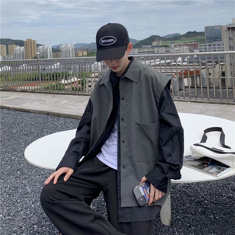 Fashion Design Sleeveless T-shirt For Men