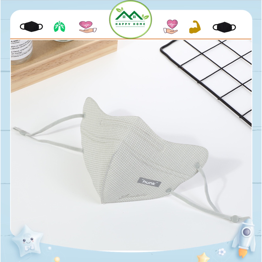Khẩu Trang trẻ em cotton Dày 3 Lớp Chống Bụi Thoáng Khí Có Thể Tái Sử Dụng