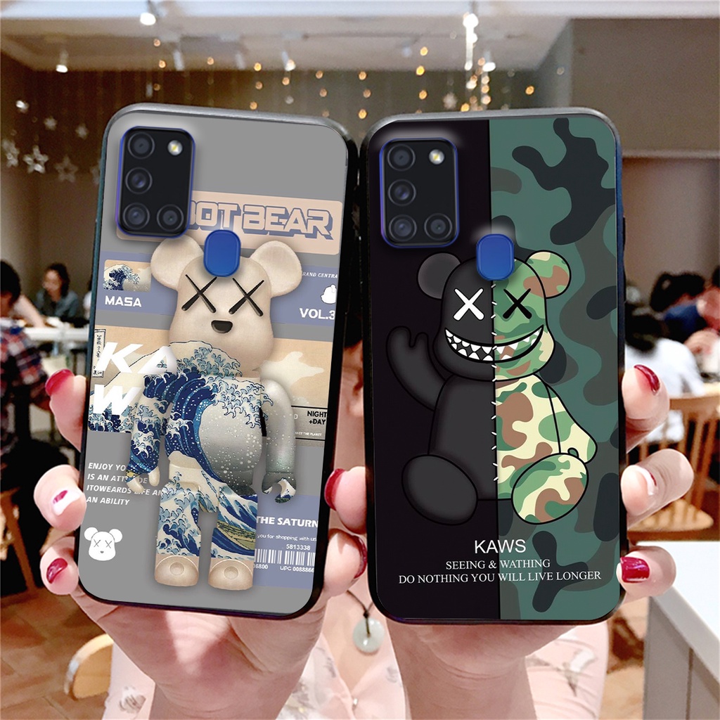 [FREESHIP] ỐP LƯNG SAMSUNG A21S-SAMSUNG M21-SAMSUNG M30S-SAMSUNG M31 IN HÌNH BEARBRICK CỰC HOT 2021