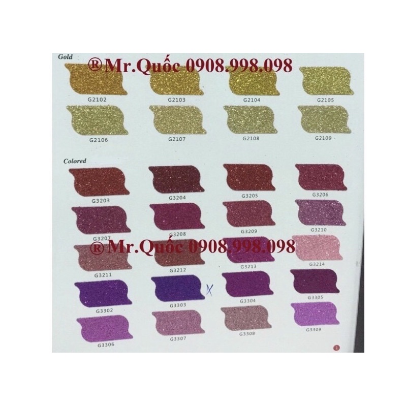 Bột kim tuyến 100gr