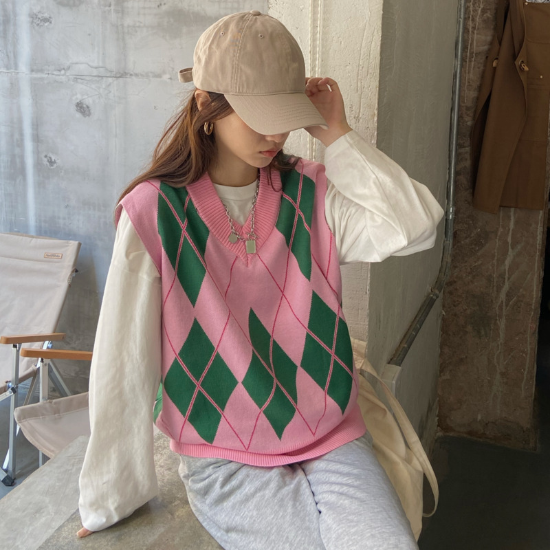 Áo Len Không Tay Cổ V Thời Trang Dành Cho Nữ | BigBuy360 - bigbuy360.vn