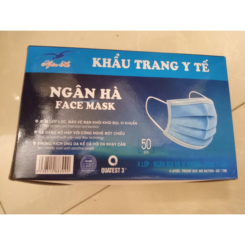 Khẩu trang y tế Ngân Hà (hop 50 cái)