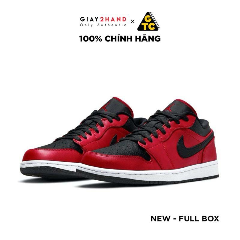 (AUTHENTIC 100%) Giày Sneaker Thể Thao Nike Air Jordan 1 Low 553558-605 Chính Hãng 100%