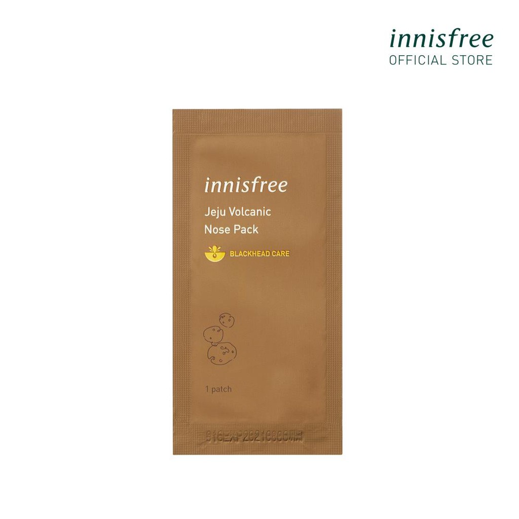 [Mã COSIF03 giảm 10% đơn 400K] Mặt nạ lột mụn đầu đen innsifree Jeju Volcanic Nose Pack 1 Miếng