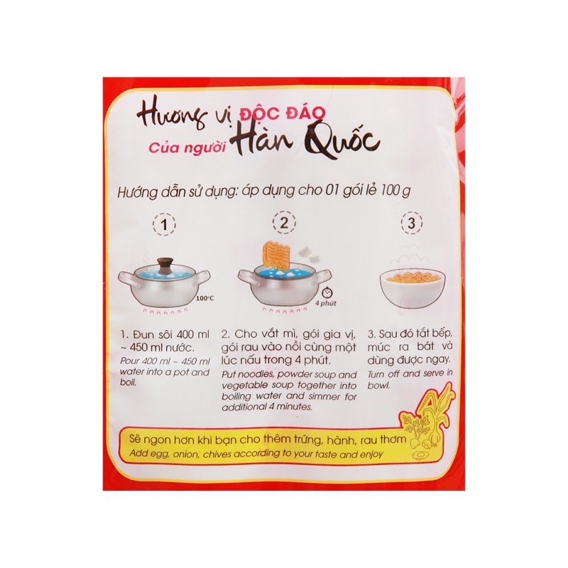 Mỳ cay Hàn Quốc Koreno JUMBO bịch 1kg