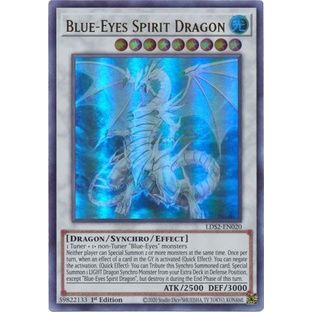 Thẻ bài Yugioh - TCG - Blue-Eyes Spirit Dragon / LDS2-EN020'
