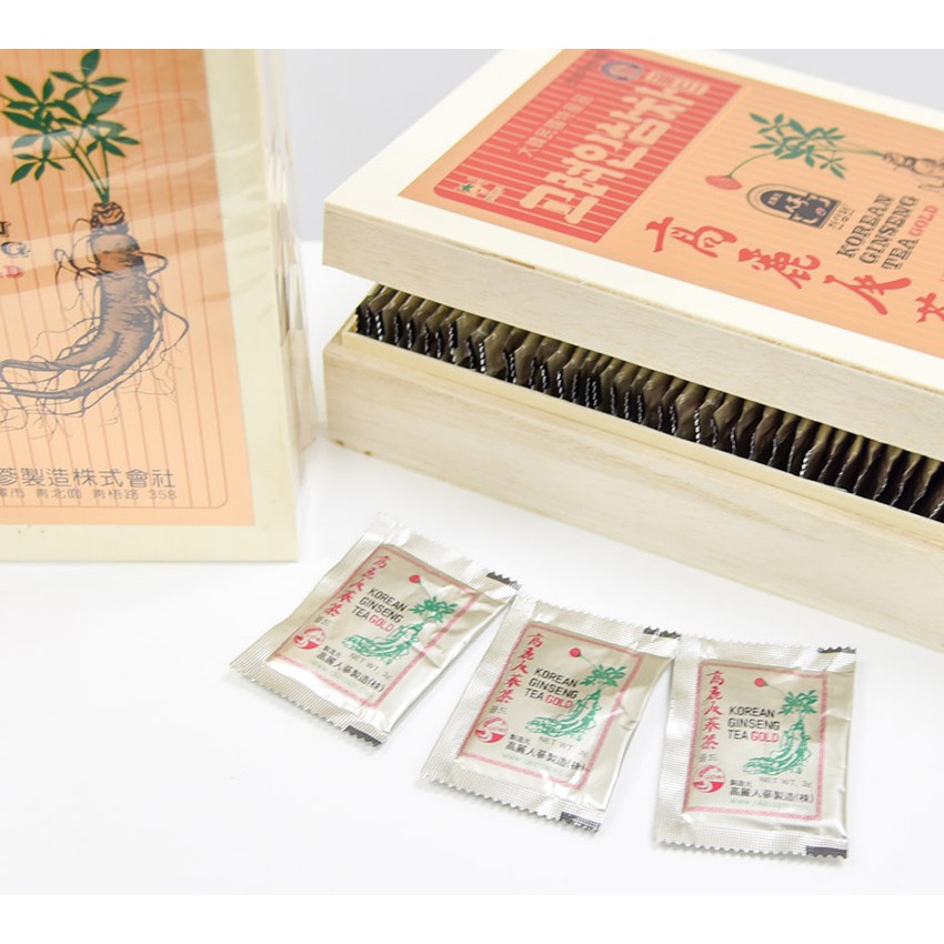 TRÀ SÂM HÀN QUỐC KOREAN GINSENG TEA - DẠNG HỘP GỖ