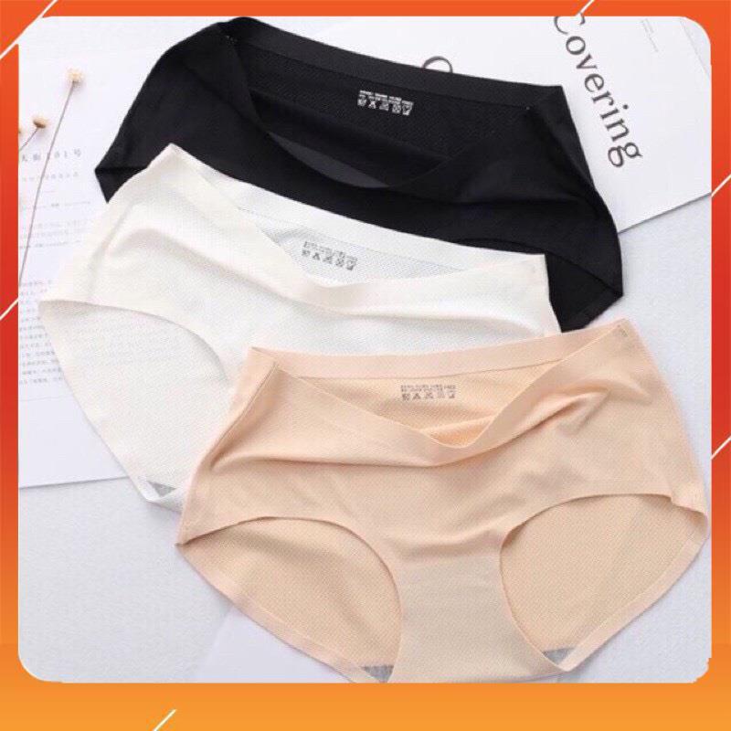 Quần lót nữ su thông hơi không đường may chất liệu cao cấp kháng khuẩn chống tụt nâng mông