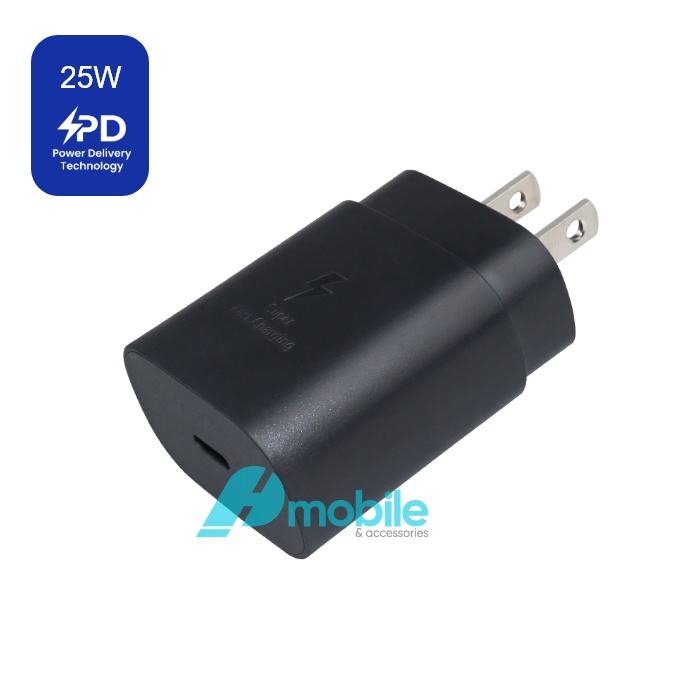 Bộ sạc nhanh 25W PD cổng C - C dùng cho điện thoại máy tính bảng hàng bóc máy có bảo hành