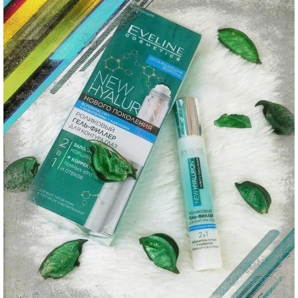 Lăn Xóa Nhăn Trẻ Hóa Vùng Da Mắt Eveline New Hyaluron 15ml | BigBuy360 - bigbuy360.vn