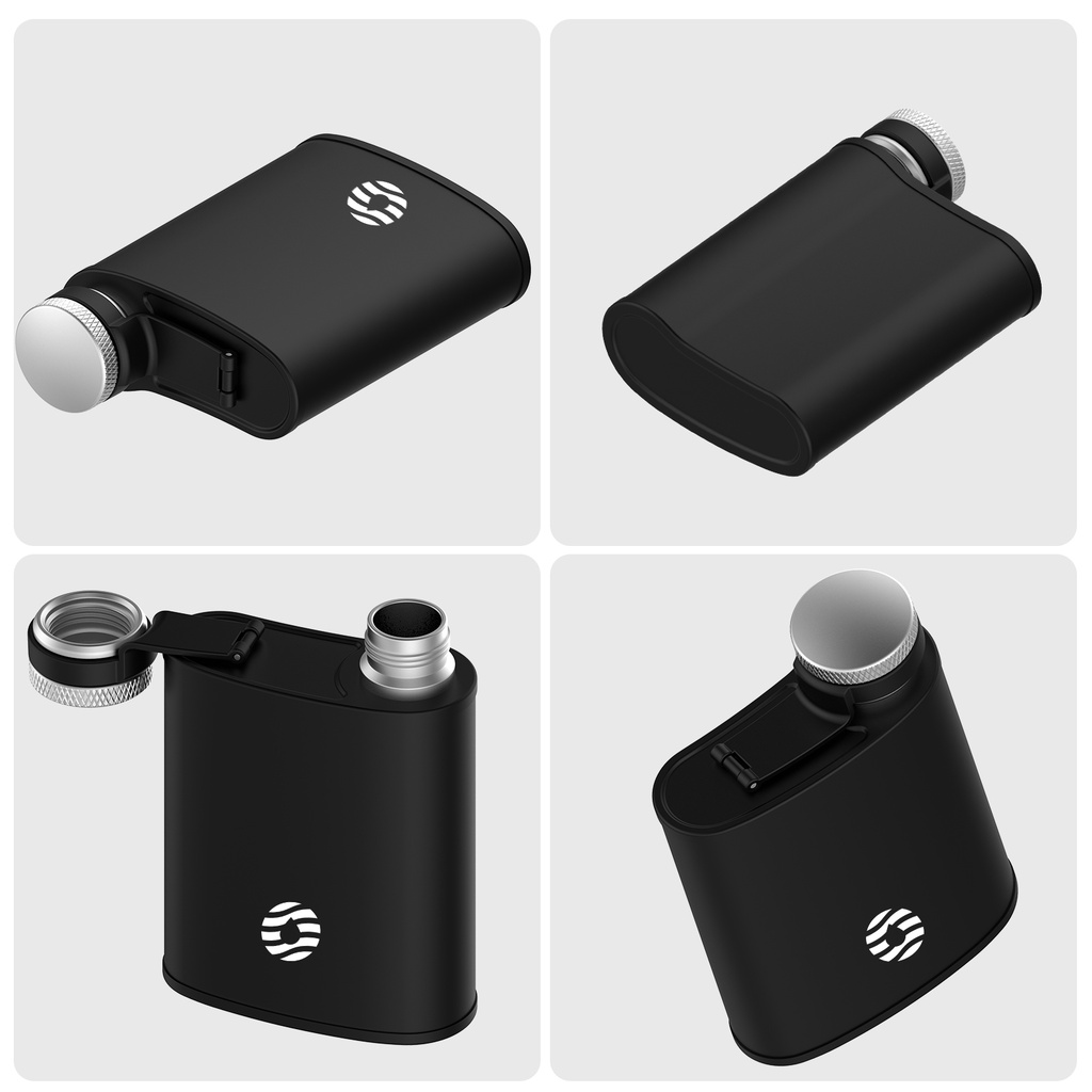Bình đựng nước FJBOTTLE miệng rộng 8oz / 240ml bằng thép không gỉ cách nhiệt chống rò rỉ phù hợp cho nam nữ