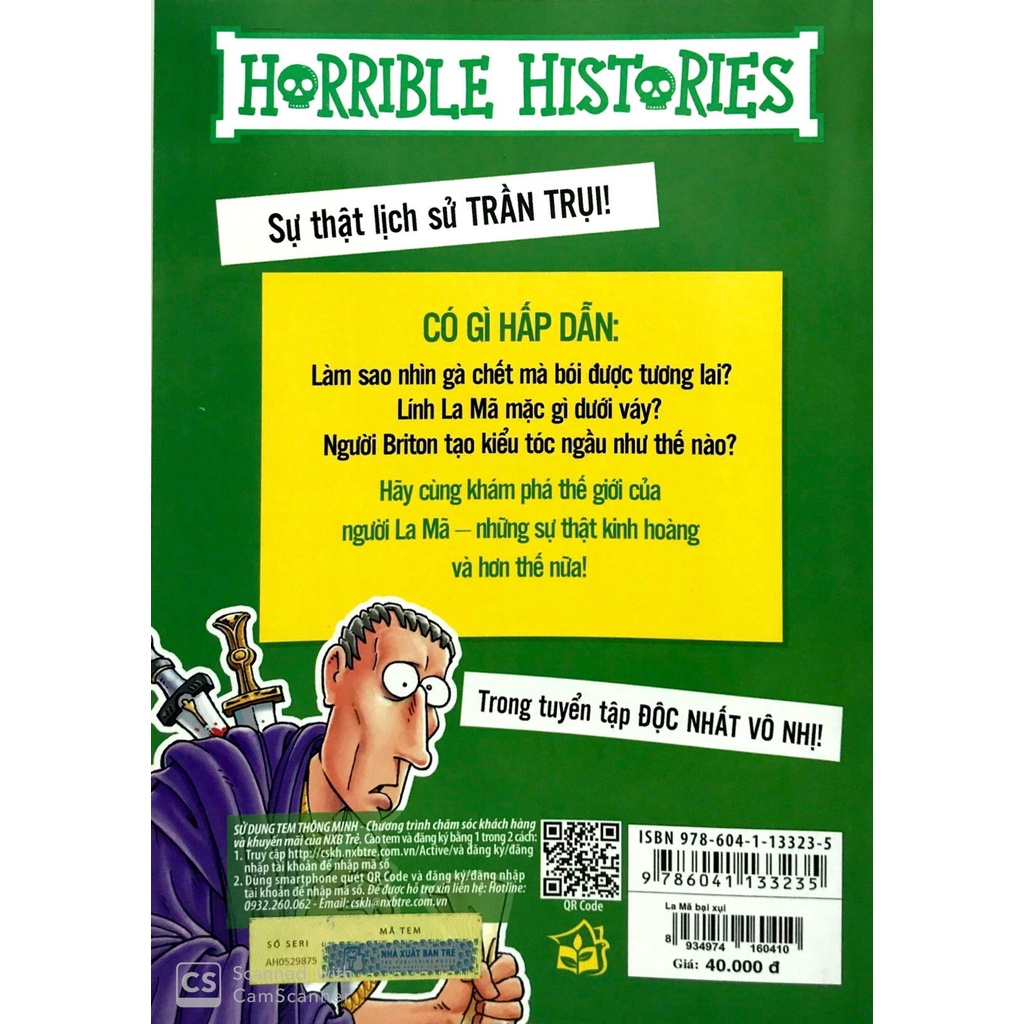 Sách - Horrible Histories - La Mã Bại Xụi - Terry Deary