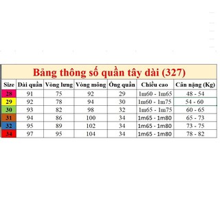 Quần tây nam PT327