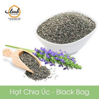 Hạt Chia Organic Nhập Khẩu Úc, Hạt Chia Hữu Cơ Black CHIA Dinh Dưỡng Giàu Chất Xơ - LANHFOODS