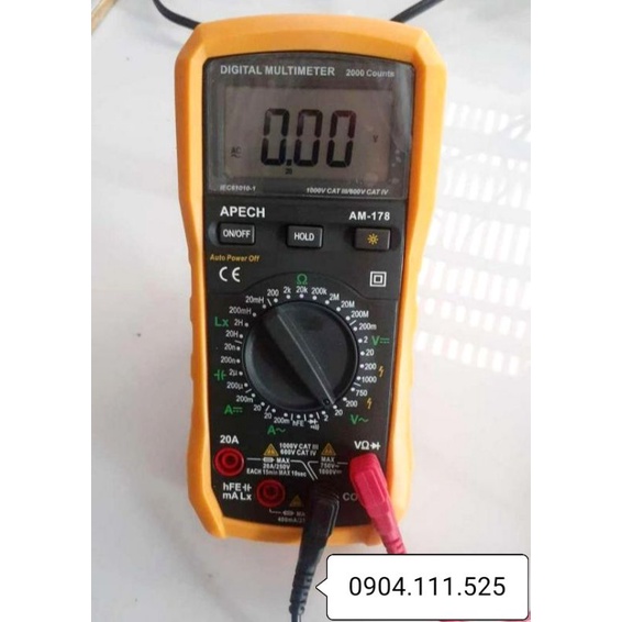 Đồng hồ đo cuộn cảm, tụ điện APECH AM-178