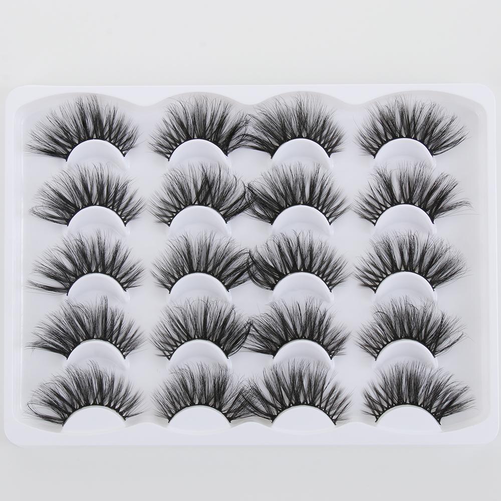Set 10 Cặp Lông Mi Giả SUSANS SKONHED Nhiều Lớp Hiệu Ứng Dày Tự Nhiên 4D