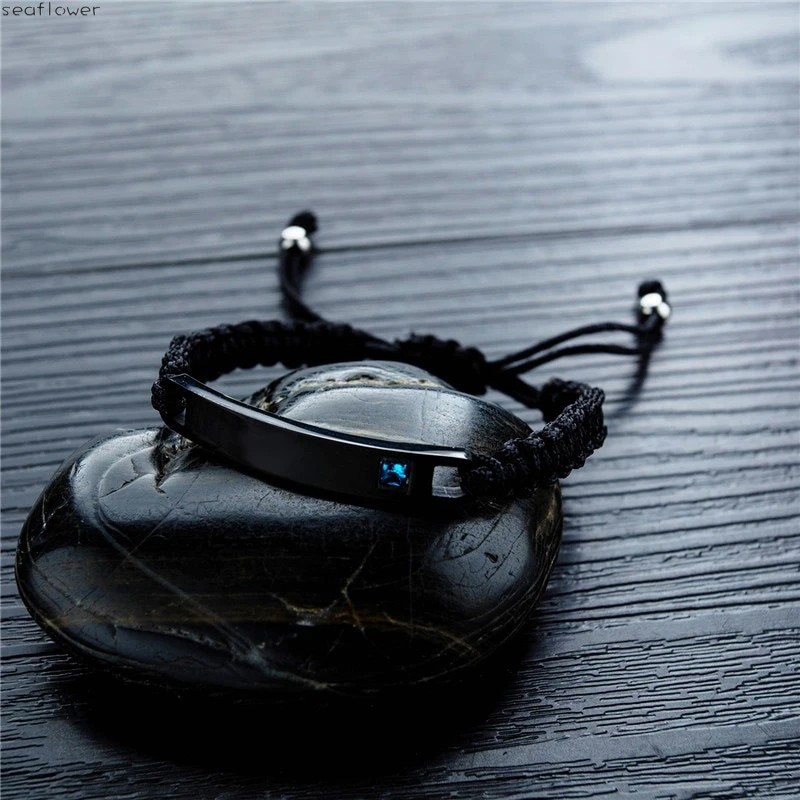 Vòng Tay Dây Bện Màu Vàng Hồng / Đen Thời Trang Cho Cặp Đôi | BigBuy360 - bigbuy360.vn