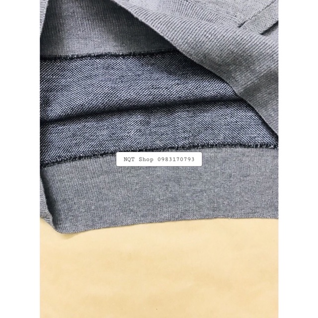 Áo Len Trơn Một Màu Nam Trung Niên, Người Già - Áo Len Tặng Bố